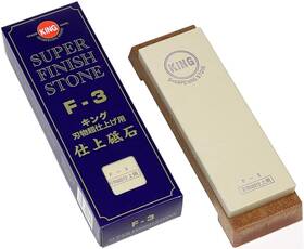 King 963188105300 Japanese Sharpening Stone Finishing F-3 Grit #4000 With Stand Shar