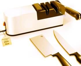 Kiseely 795490989774 Electric Knife Sharpener 5 In 1 Sharpening System With Straight Blade