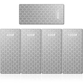 Kitanis 768530111794 Diamond Sharpening Stone 5 Pcs Knife With Extra Fine/coarse