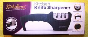 B079wwfzy6 Kitchellence Brand New Kitchen Knife Sharpener 3-slot With Cut Resistant Glove