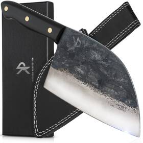 Kitchen Perfection 065006549019 Handmade Meat Cleaver Knife For Cutting - Professiona