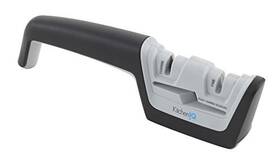 Kitcheniq 027925502174 50217 Diamond Pull-thru Knife And Scissor Sharpener Black/white K