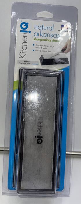 50078 Kitcheniq Kitchen Iq Natural Arkansas Sharpening Stone Grey