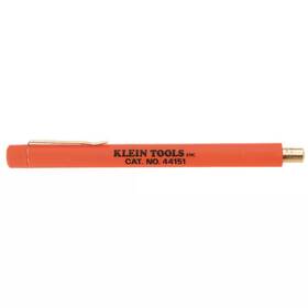 Klein Tools 313102782775 3-3/4 Inch Pocket-sized Knife Sharpener Handle High Visibility Orange
