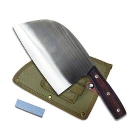 Knifast 804946977395 Handmade Forged Serbian Chef Knife - Full Tang Kitchen Butcher With... Fast Ship