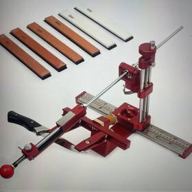 Knife 316017230833 Professional Sharpener With 6 Whetstone Flipping Angle Adjustable