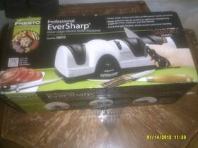 08810 Knife 642238431746 Presto Professional Ever Sharp Three-stage Electric Sharpener Nib