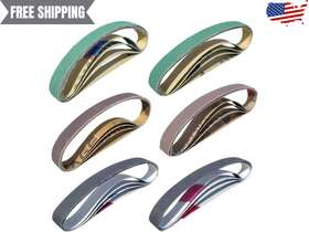 Knife 725756816056 24 Pcs 1/2 Inch X 12 Replacement Sharpening Belt Kit For Work Sharp And Tool