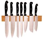 Knife Dock New 14 Bamboo Magnetic Knifestrip Bar Storage 846145009405