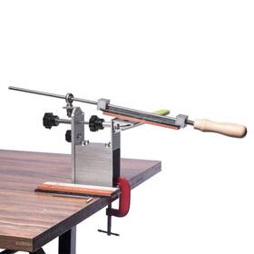 Knife Sharpener 767421737631 Tool With 3 Whetstone 360 Degree Rotation Fixed Angle - Easy