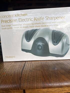 Thlekso1s Knife Electric Sharpener Concept Kitchen 4 Slot Sapphirite Sharpening Wheels