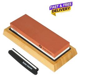 Kota Japan 747726258819 Combination Dual Sided 3000-8000 Grit Diamond Knife Sharpener Whetstone Set F