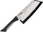 Ks7077 Kershaw Luna Asian Utility Hammered Fixed Kitchen Knife 087171045566