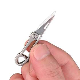 Kunson1192 Kunson 746198135611 Ultra Small Folding Titanium Alloy Knife With 420j2 Stainless Steel Blade Mi