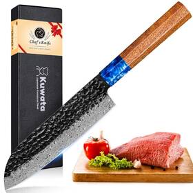 Vg10 Kuwata 190186020654 Santoku Knife Professional Damascus Steel Kitchen