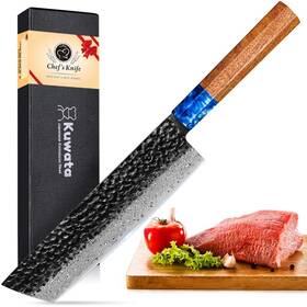 Kuwata 190186020661 Nakiri Chef Knife 7inch Damascus Kitchen Professional Japanese