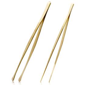 Kyu230829006 Kyuionty 2pcs Stainless Steel Tweezers 12 Inch Long With Precision Serrated