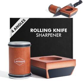 Lakinami 070003277209 Knife Sharpener Rolling Kit With Magnetic Holder Kitchen Kn
