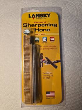 Lansky 080999028001 Diamond Sharping Hone Fine Grit Knife Blade Sharpener