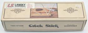Lansky 080999049006 Vintage Two Stage Crock Stick Knife And Scissor Sharpener - 4 Rod Lcpro