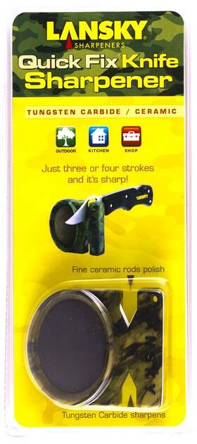 Lansky 803982932549 Quick Fix-camo Pocket Sharpener Lcstc-cg