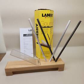 Lcsgm4 Lansky Gourmet Knife Sharpener - Four Rod Set In Box