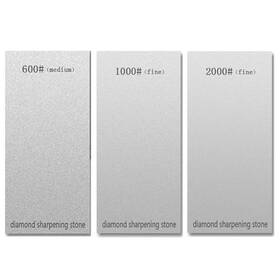 Leeviphne 635401381177 3 Pcs Diamond Sharpening Stone Set Plate For Kitche