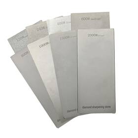 Leeviphne 658370672626 8 Pieces Diamond Sharpening Stone Set Lapping Plate Coarse/medium/f Inch