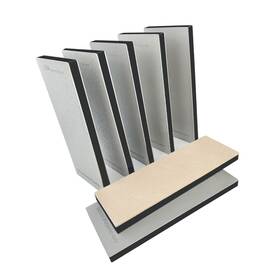 Ac180pi Leeviphne Ac-6pcs 6 Pcs Double-sided Diamond Sharpening Stone Set With Leather Strop Pl