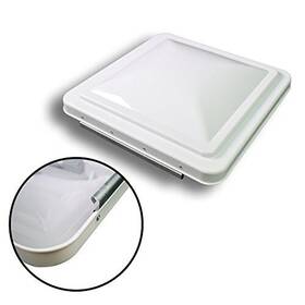 Roofvwhte-1 Leisure 14 Inch Rv Roof Vent Cover Universal Replacement Lid White For