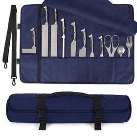 Lelezone 768534659056 Knife Roll Waterproof Waxed Canvas Case Holds Size Up To 18ft... Fast Ship