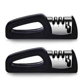 Am554219 Lemecima 1 2 Pcs Knife Sharpeners For Kitchen- 3 Adjustable Sharpening Angle- Premium Qu