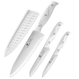 Little Chef 610625581435 3pcs Knife Ultra Sharp Kitchen High Carbon Stainless Steel