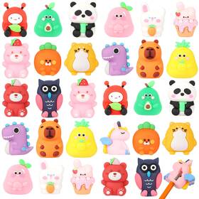 Lyq0214 Liyiq 30 Pcs Cute Pencil Sharpener For Kids Handheld 1 Count Pack Of Colorful