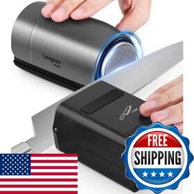 B0dr8rvj6m Longzon Zforge Electric Rolling Knife Sharpener Adjustable 10 25 Angles Easy