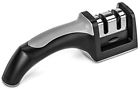 Love Kitchen Supplies Knife Sharpener 2 Stage Easy Grip Black Grey Finish Sharpening And Edge 646437565400