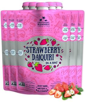 Lt. Blender 813782010514 S Strawberry Daiquiri In A Bag Mix-each Makes 1/2 Gall