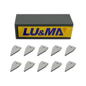 Lu&mn 761330614427 Knife Sharpener Blades Replacement 10 Pieces Reversible