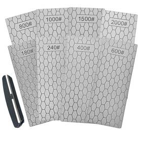 Lunmgleng 635405105588 Diamond Sharpening Stone Set Lapping Plate Coarse/medium/fine Grit S