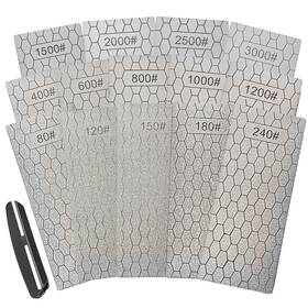 Lunmgleng 635405924189 Diamond Sharpening Stone Set 14 Pcs Lapping Plate Coarse/medium/fine