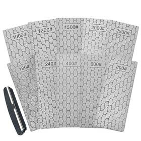 Lunmgleng 635405924998 Diamond Sharpening Stone Set 10 Pcs Lapping Plate Coarse/medium/fine
