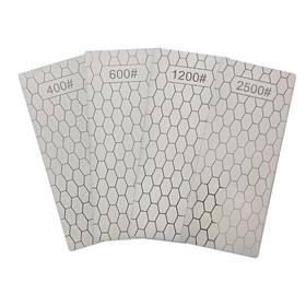Lunmgleng 639394792651 Diamond Sharpening Stone Set 4 Pcs Lapping Plate Coarse/medium/fine