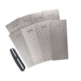 Lunmgleng 658370672763 Diamond Sharpening Stone Set 8 Pcs Lapping Plate Coarse/medium/fine G