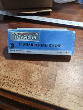01561 Master Tech Knife 2 Sided Sharpening Whetstone Course And Fine Grit 6 Inch X2x1
