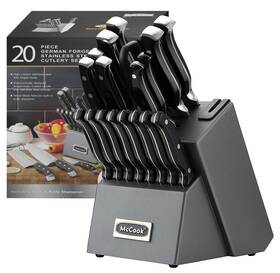 Vc-a4-20112 Mccook Knife Sets German Stainless Steel Forged Kitchen Knives Block Set
