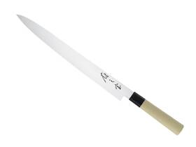 Mercer Culinary M24012pl Asian Collection Yanagi Sashimi Knife With Nsf Handle 12-inch