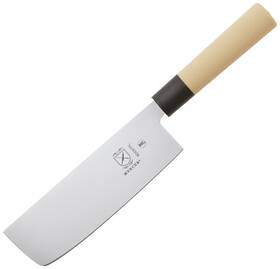 M24307pl Mercer Culinary Asian Collection Nakiri Vegetable Knife With Nsf Handle 7-inch