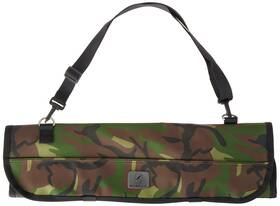 M30007cm Mercer Culinary 7-pocket Knife Roll Storage Bag Camouflage