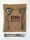 Michael Aram Boneware Piece Serving Set In Canvas Bag