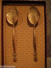 07-gp Michael Su Michaud Hosta Serving Salad Table Art Set Box Gold